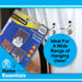 Removable Silver Square Hooks, (Pack of 3) Hanging Solutions