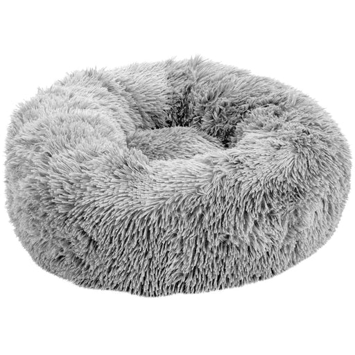 Light Grey 50cm Pet Bed Super Fluffy Donut Pet-Pro