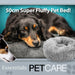 Light Grey 50cm Pet Bed Super Fluffy Donut Pet-Pro