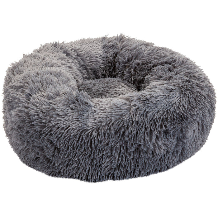 Dark Grey 50cm Pet Bed Super Fluffy Donut Pet-Pro