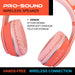 Pink Cat Wireless Headphones Cute Pastel Ears