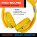 Yellow Cat Wireless Headphones Cute Pastel Ears