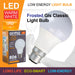 Warm White 9.6W Bayonet Classic LED Frosted B22 Light Bulb - Orma