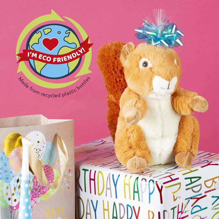 Squirrel Soft Toy Eco Plush 100% Recycled
