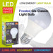 Warm White 5W Screw Base Classic LED Frosted Light Bulb - Orma