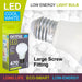 Cool White 5W Screw Base Classic LED Frosted Light Bulb - Orma