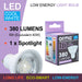 Cool White Spotlight Bulb 5W LED GU10 380 Lumen Light - Orma