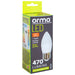 Warm White Candle 5W Screw Base Large LED Frosted E27 Light Bulb
