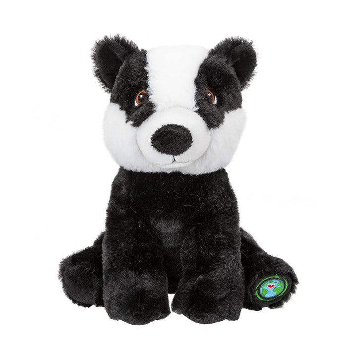 Badger Soft Toy Eco Friendly Plush 100% Recylcled Cuddly Environmental 30cm