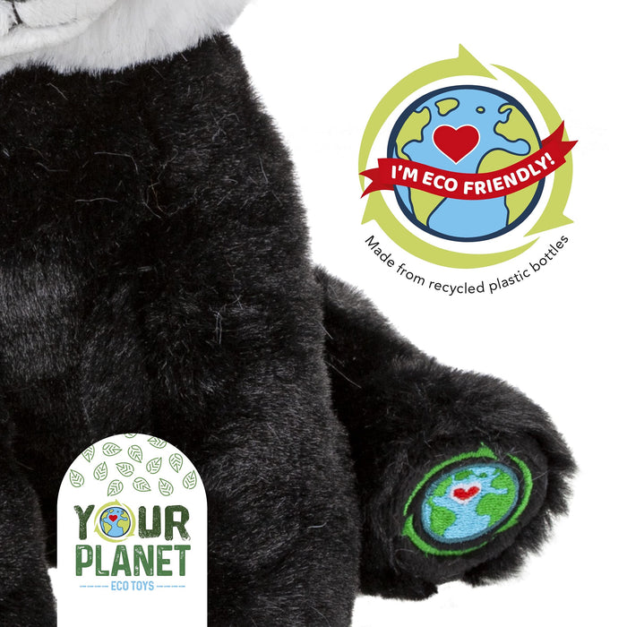 Badger Soft Toy Eco Friendly Plush 100% Recylcled Cuddly Environmental 30cm