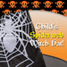 Child’s Halloween Witch Hat with Spider Print, Spooky Costumes, Fancy Dress