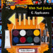 Halloween Makeup Kit Deluxe Spooky Face Paint Colours With Fake Blood