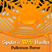 Halloween Sweet Bowl - Spider Web Basket 3D Bowl With Legs Halloween Orange