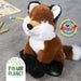 Fox Soft Toy Eco Friendly Plush 100% Recylcled Cuddly Environmental 30cm