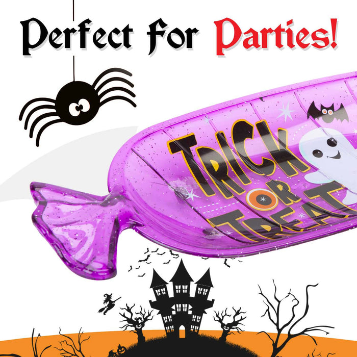 Halloween Sweet Tray Trick Or Treat Decal Halloween Party - Candy Dish Purple