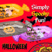 Halloween Sweet Tray Trick Or Treat Decal Halloween Party - Candy Dish Purple