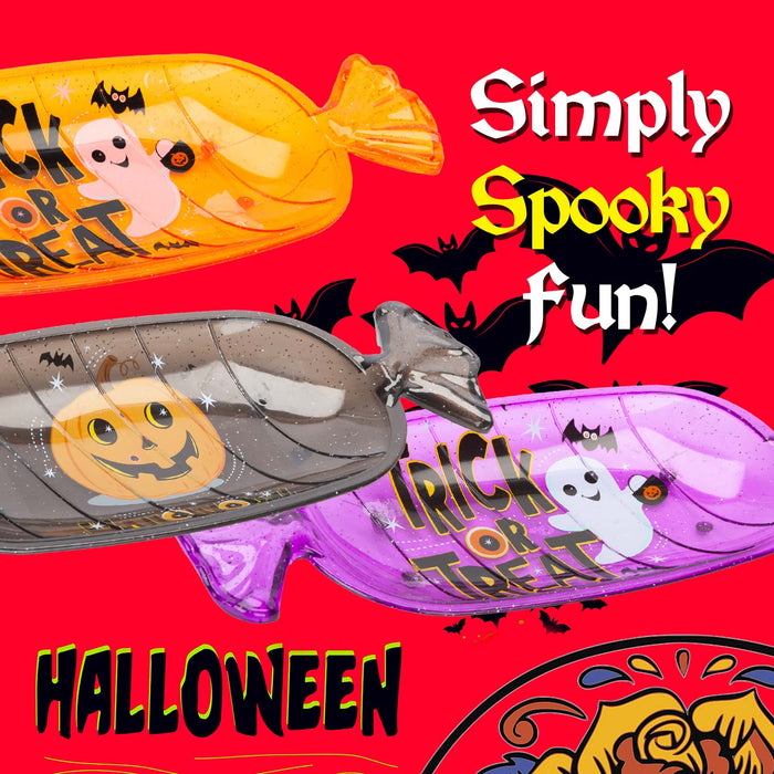 Halloween Sweet Tray Trick Or Treat Decal Halloween Party - Candy Dish