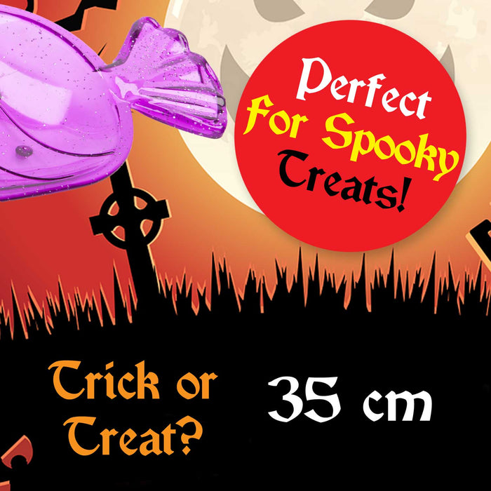 Halloween Sweet Tray Trick Or Treat Decal Halloween Party - Candy Dish Purple