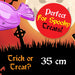 Halloween Sweet Tray Trick Or Treat Decal Halloween Party - Candy Dish Purple