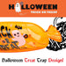 Halloween Sweet Tray Trick Or Treat Decal Halloween Party - Candy Dish Orange