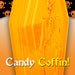 Halloween Sweet Bowl - Skeleton Coffin Box With Lid Scary Halloween Orange