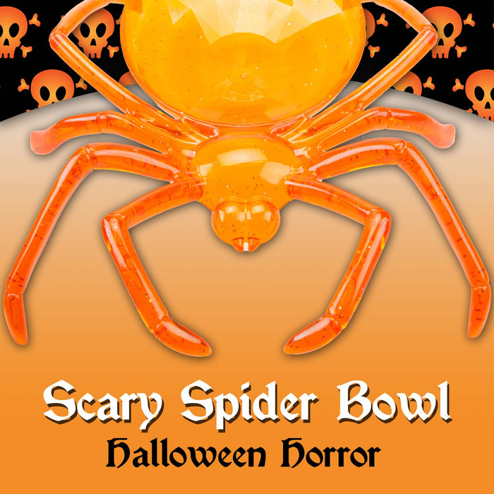 Halloween Sweet Bowl - Spider Bowl Scary Halloween Party - 24cm Orange