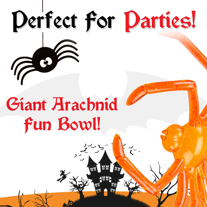 Halloween Sweet Bowl - Spider Bowl Scary Halloween Party - 24cm Orange