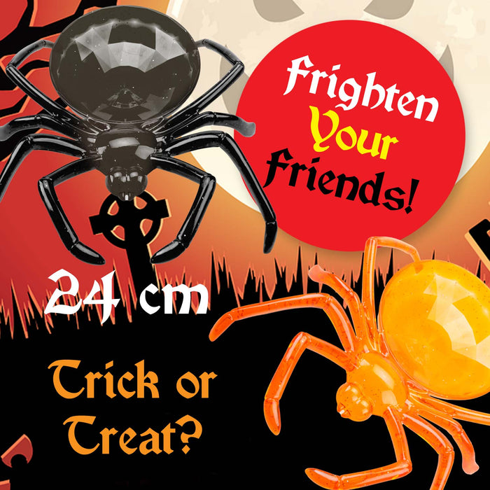Halloween Sweet Bowl - Spider Bowl Scary Halloween Party - 24cm Orange