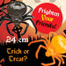 Halloween Sweet Bowl - Spider Bowl Scary Halloween Party - 24cm Orange