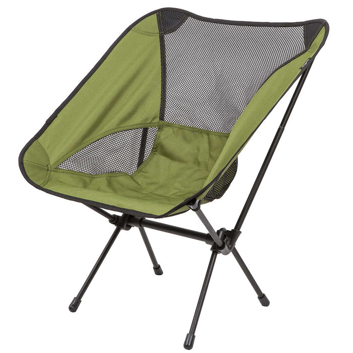 High Back Folding Camping Chair | Ultra Light |Carry Bag| Green