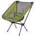 High Back Folding Camping Chair | Ultra Light |Carry Bag| Green