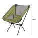 High Back Folding Camping Chair | Ultra Light |Carry Bag| Green