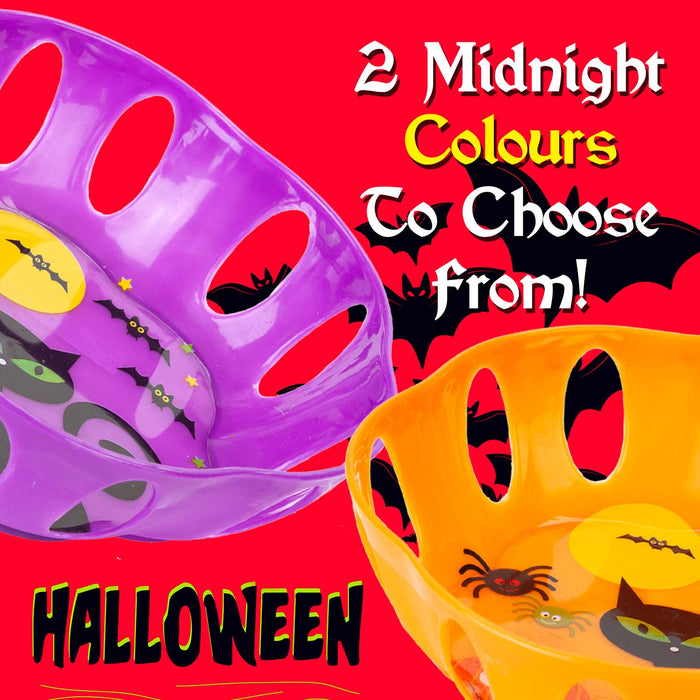 Halloween Sweet Bowl - Cat Bowl Scary Halloween Party Dish With Decals