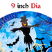 Halloween Paper Plates - Graveyard 9” Halloween Party - Haunted House - 8 Pack