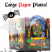 Halloween Paper Plates - Graveyard 7” Party - Haunted House