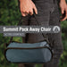 High Back Folding Camping Chair | Ultra Light |Carry Bag| Blue