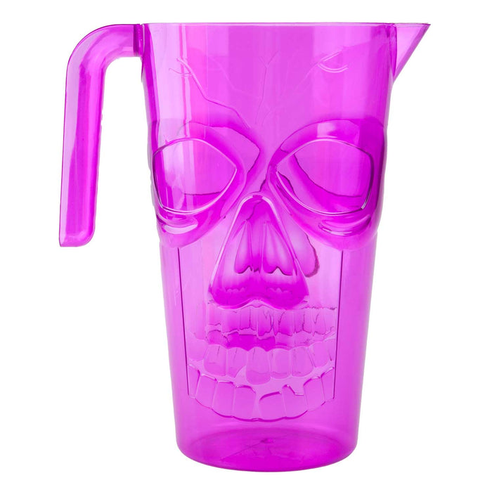 Halloween Skull Jug, Halloween Accessories, Scary Decorations- Purple