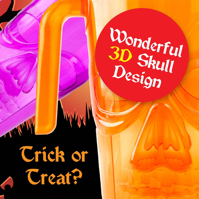 Halloween Skull Jug, Halloween Accessories, Scary Decorations, Spooky Party