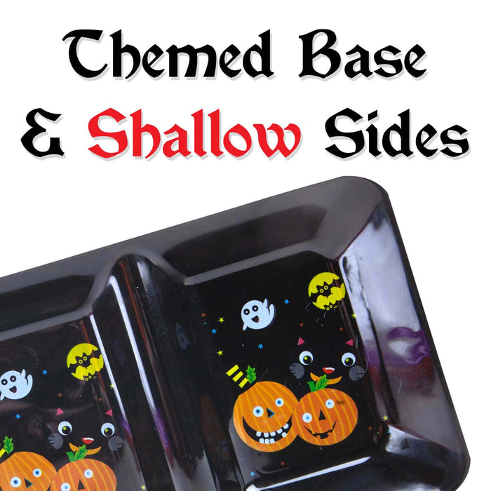 Halloween Tray Halloween Decal - Accessories, Novelty Tray - Cavity Trays Black