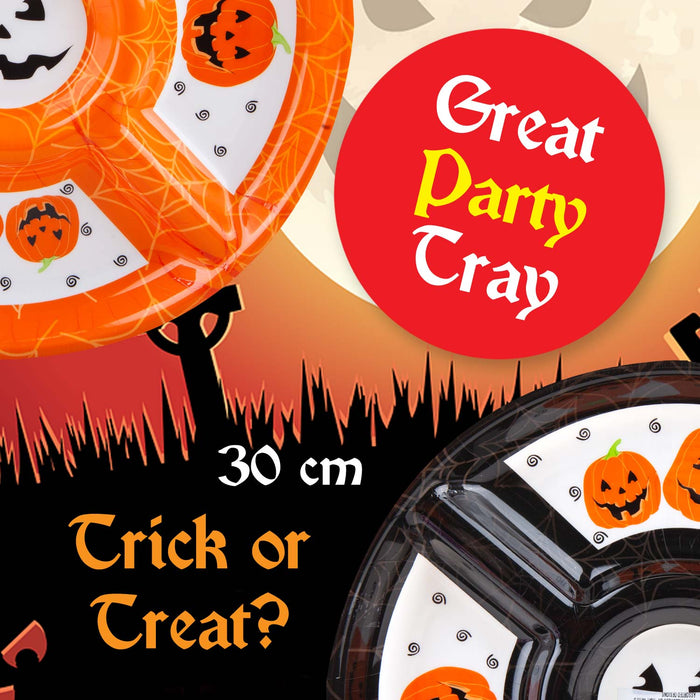 Halloween Dip Tray with Halloween Decals - Halloween Novelty Tray Party