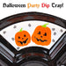 Halloween Dip Tray with Halloween Decals - Halloween Accessories Black