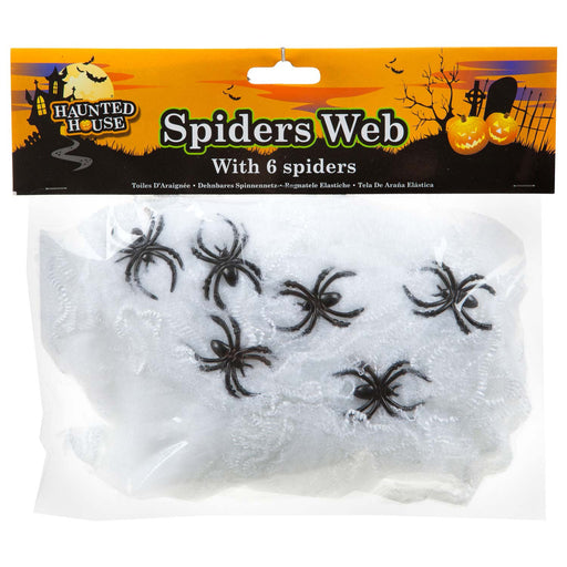 Jumbo Spiders Web with Spiders, Spiders Web, Halloween Decorations