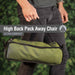 High Back Folding Camping Chair |Carry Bag | Forest Green