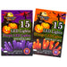 Halloween Lights 2 Pack, LED Fairy Decorations Purple Orange