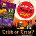 Halloween Lights 2 Pack, LED Fairy Lights, Decorations Purple Orange Length 30cm