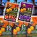 Halloween Lights 2 Pack, LED Fairy Lights, Decorations Purple Orange Length 30cm