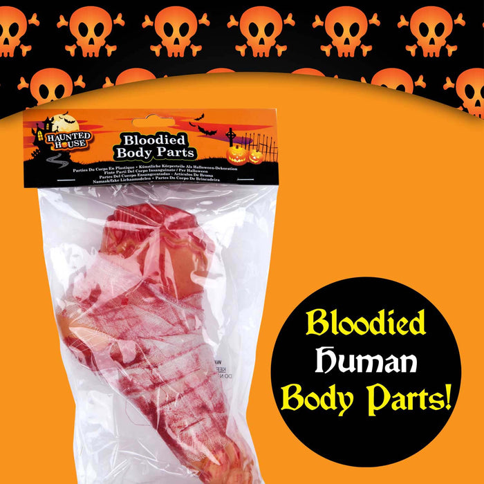 Halloween Body Parts- Foot - Fake Body Parts - Scary Decorations