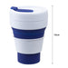 Collapsible Travel Cup, Spill Proof Pop Up Midi (Navy)