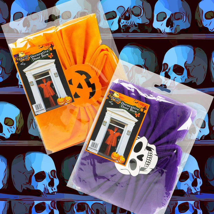 Halloween Door Bow in, Halloween Accessories