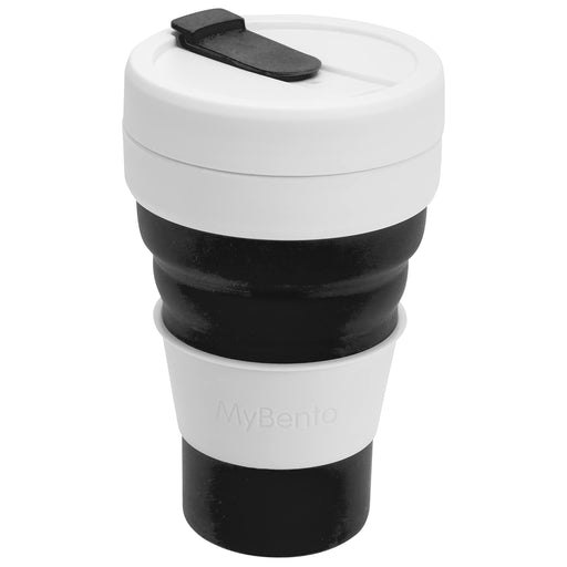 Collapsible Travel Cup, Spill Proof Pop Up Grande (Black)